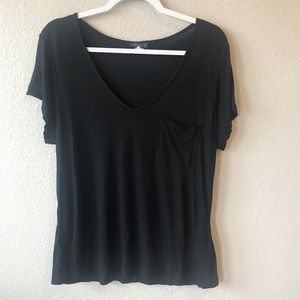 Venus Relaxed Black Tee